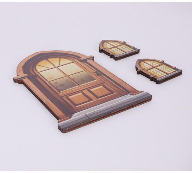 ミニチュア雑貨 窓 ガーデンセット 19点セット