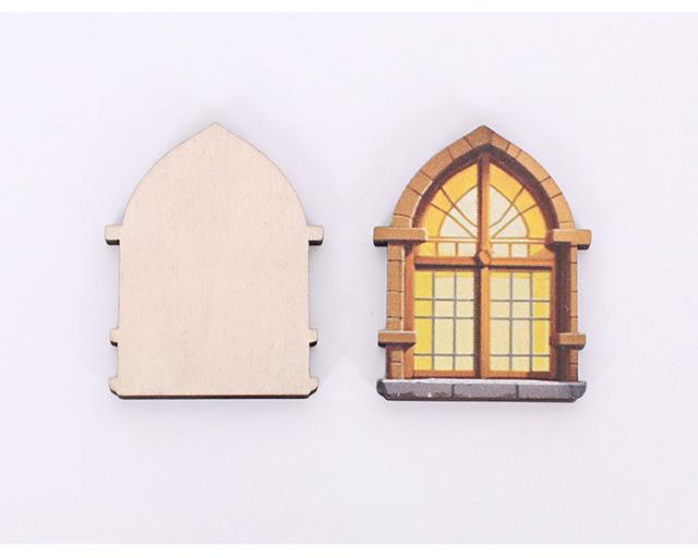 ミニチュア雑貨 窓 ガーデンセット 19点セット