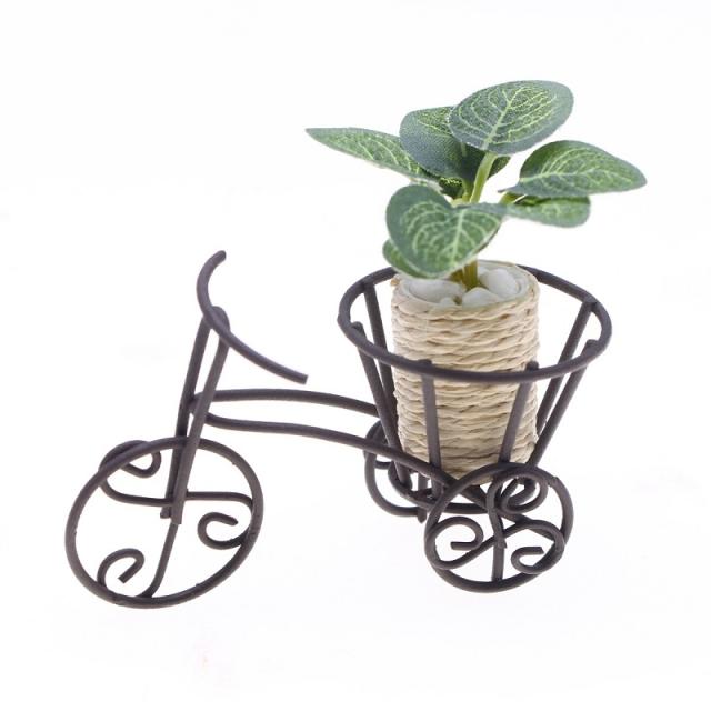 ミニチュア雑貨 自転車 プランターセット　２点セット