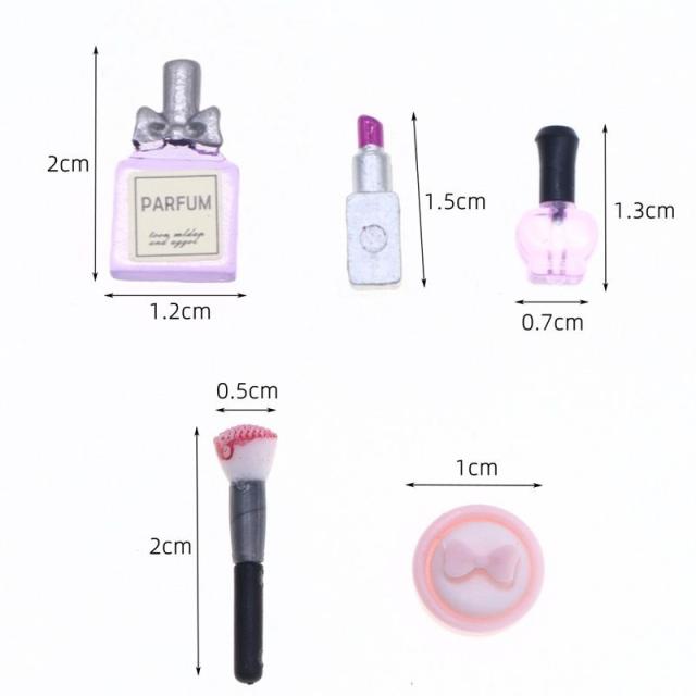 ミニチュア雑貨 メイク小物５点セット