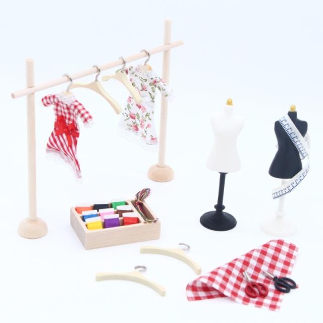 ミニチュア雑貨   ドレス作成セット　服作り　洋裁
