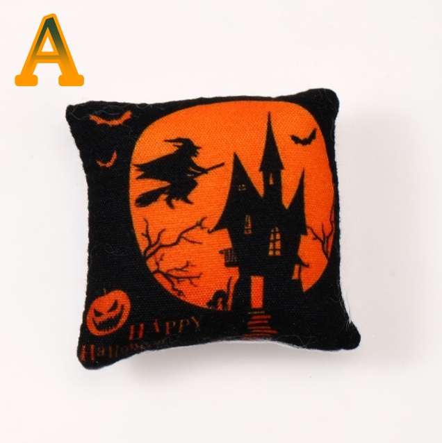 ミニチュア雑貨 ハロウィンクッション　