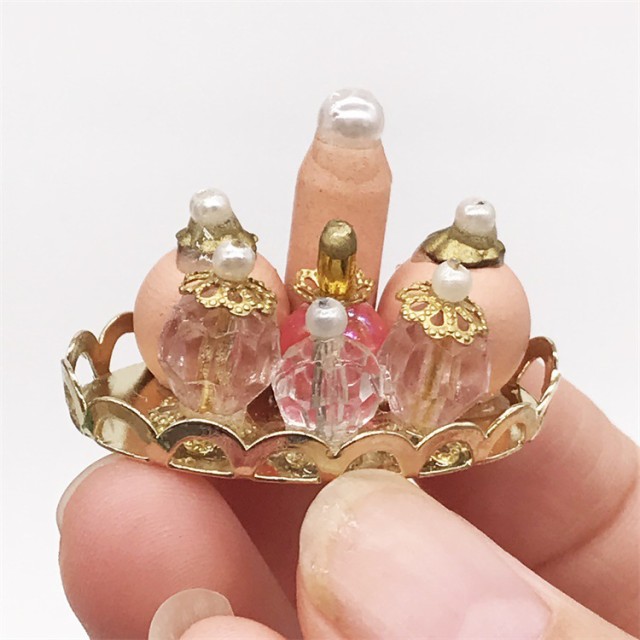 ミニチュア ドールハウス 小物 アンティーク 化粧品 雑貨