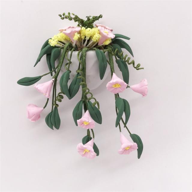 ミニチュア雑貨 鉢植えの花