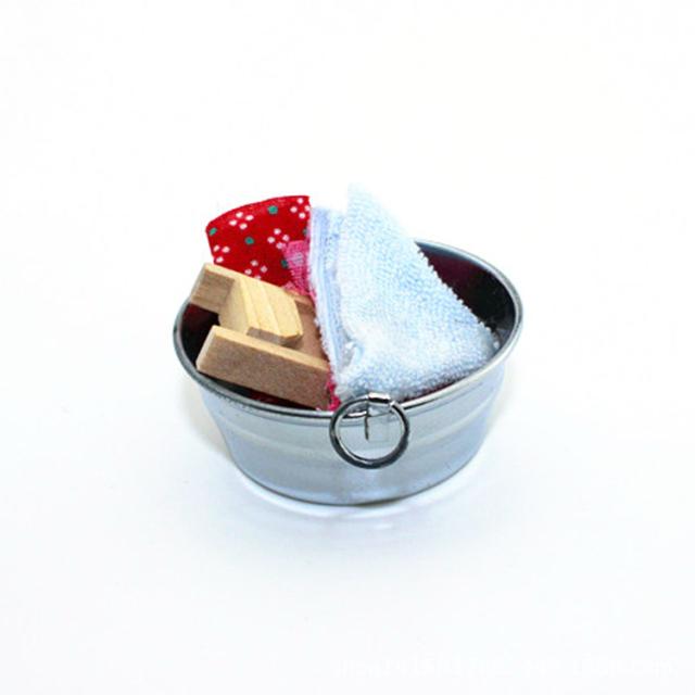 ミニチュア雑貨 洗濯 セット