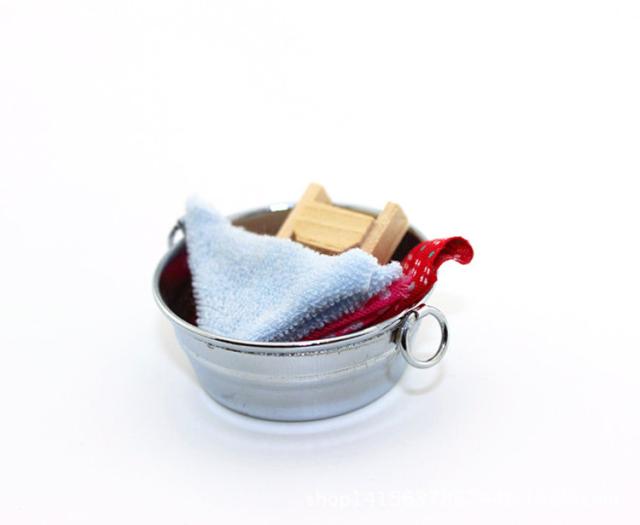 ミニチュア雑貨 洗濯 セット