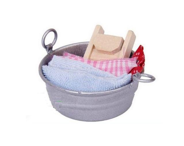 ミニチュア雑貨 洗濯 セット