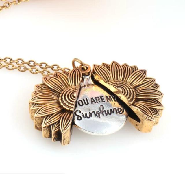 ネックレス ひまわり ロゴ