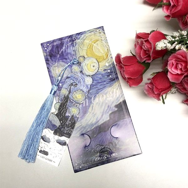  ゴッホのメタルブックマーク 