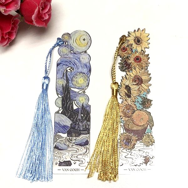  ゴッホのメタルブックマーク 