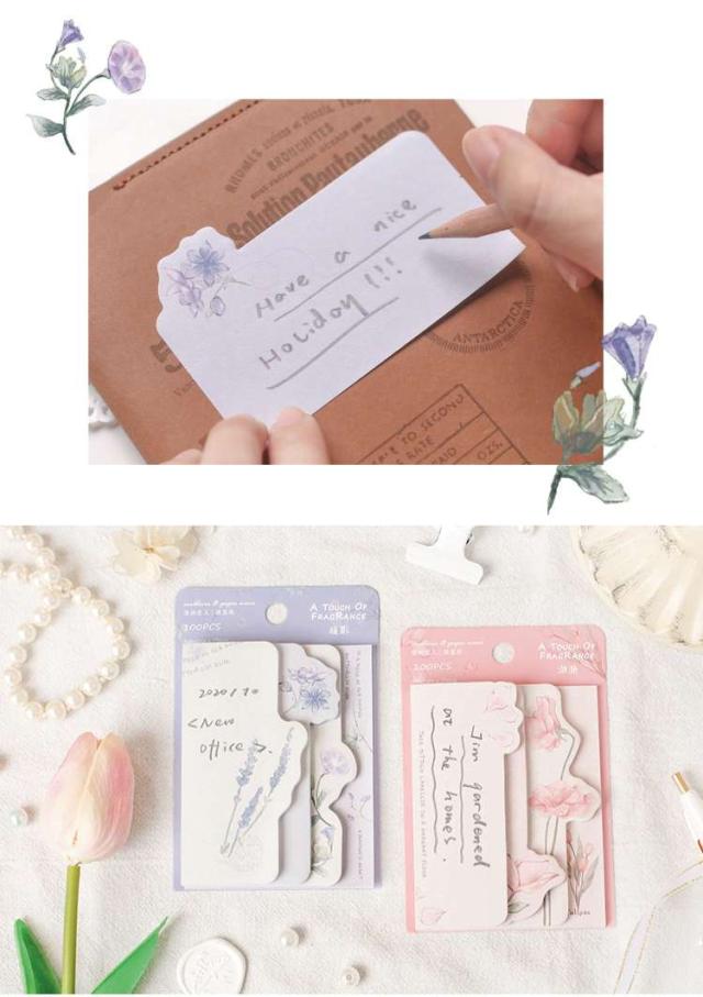 メロウカラー 花 付箋