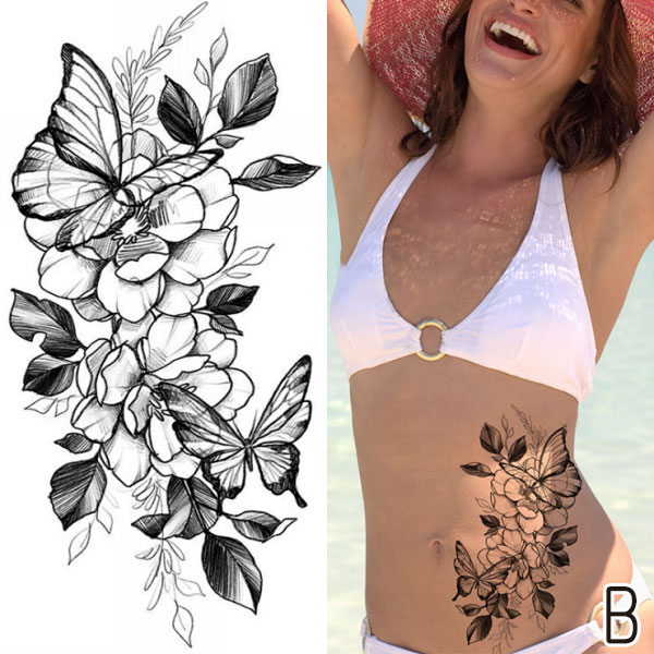 フラワー タトゥーシール