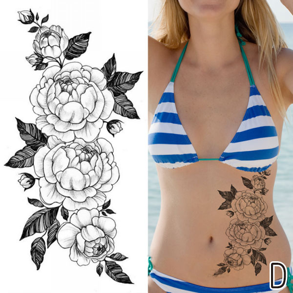 フラワー タトゥーシール