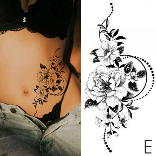 フラワー タトゥーシール