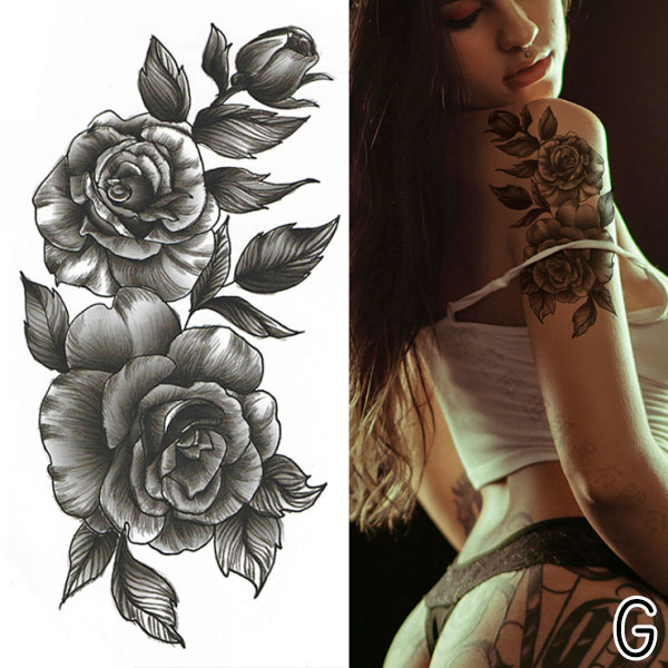 フラワー タトゥーシール