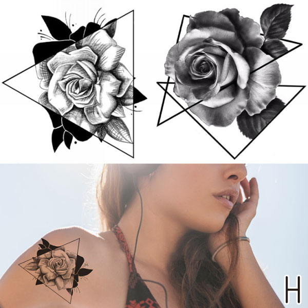 フラワー タトゥーシール