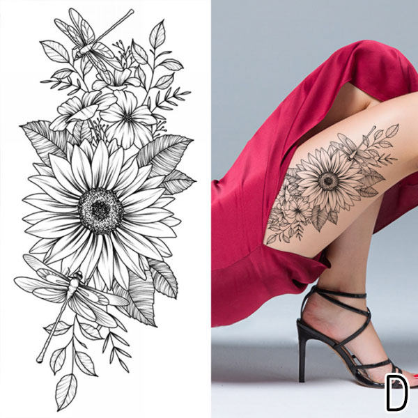 フラワー タトゥーシール