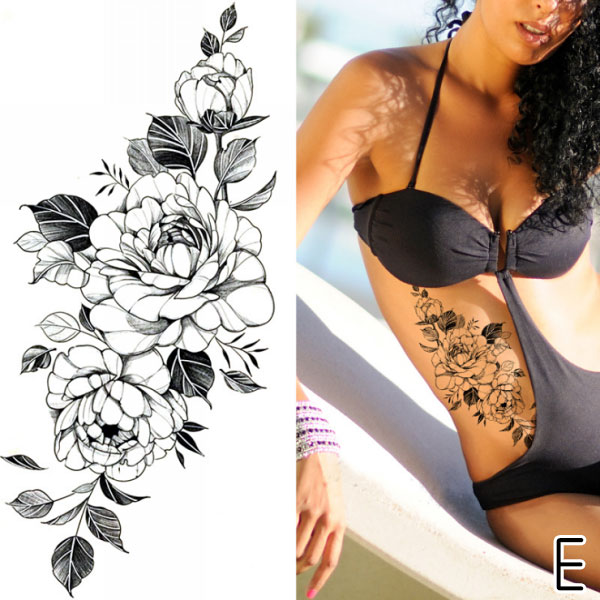 フラワー タトゥーシール