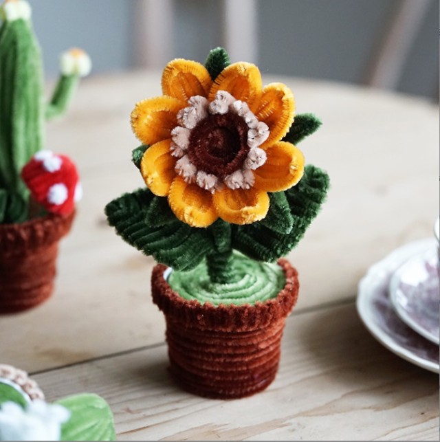 モールクラフト モールフラワー モール人形 DIY 手作り 花