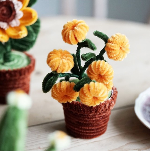 モールクラフト モールフラワー モール人形 DIY 手作り 花