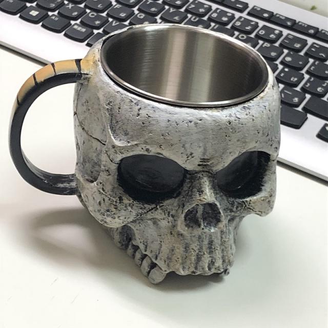 骸骨のビアカップ スカルカップ