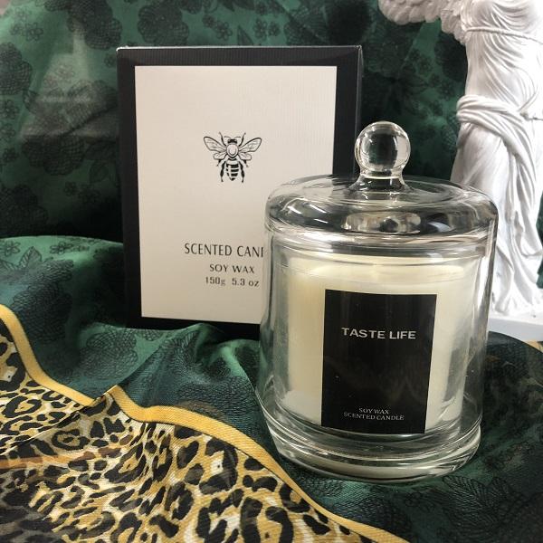 ガラス入り アロマキャンドル