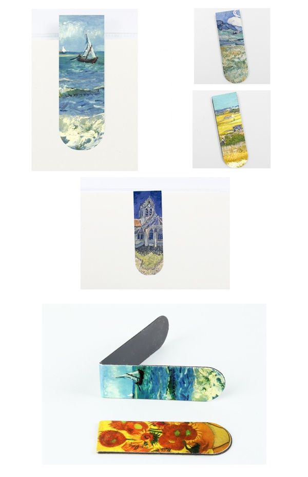  名画のマグネットブックマーク 　18枚セット