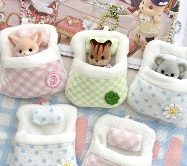 ぬいぐるみ 人形用 キーホルダー 布団タイプ