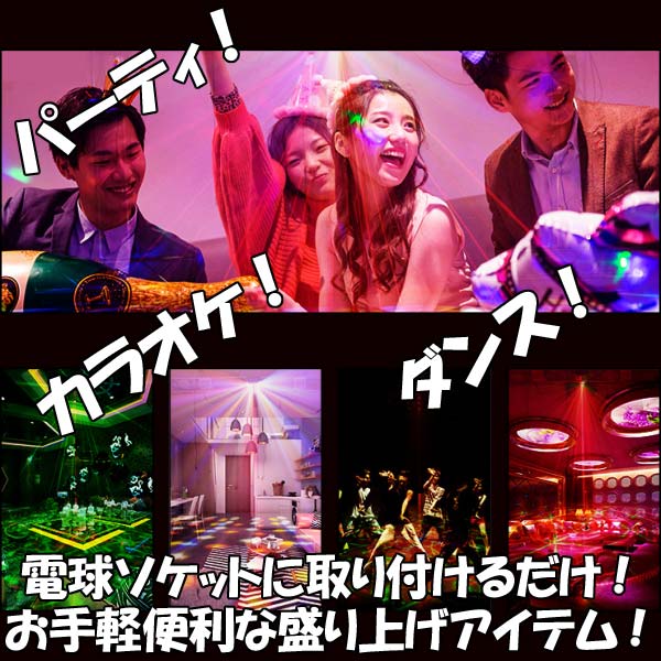 電球型LEDミラーボール