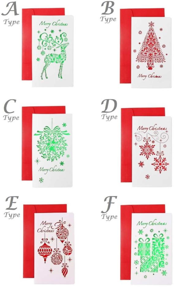 ホワイト クリスマス トカード