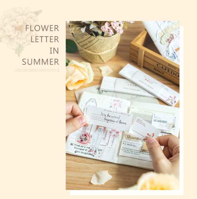 小さな 花 一筆箋　