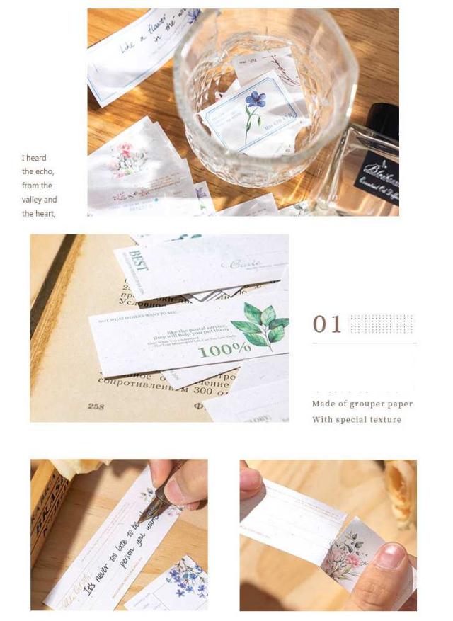 小さな 花 一筆箋　