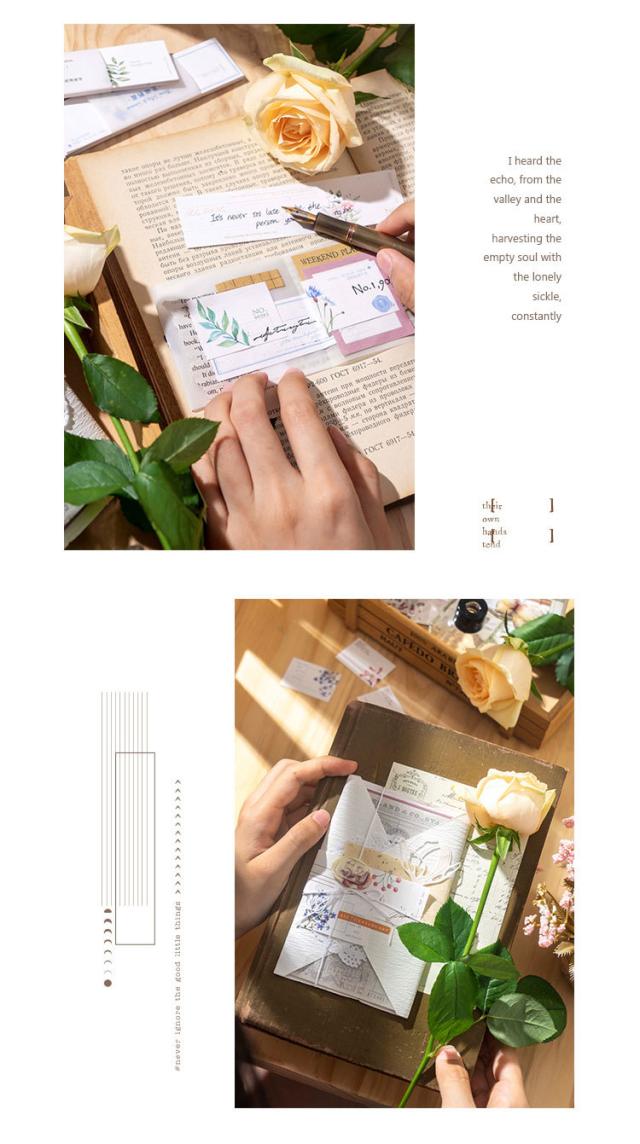 小さな 花 一筆箋　