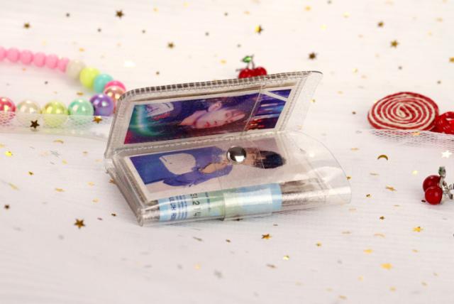 ストラップ付クリアカードケース