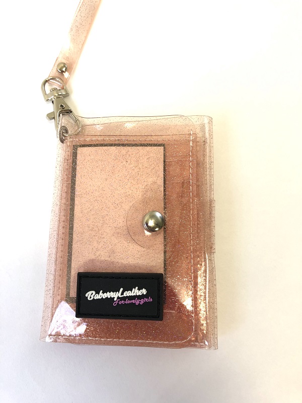 ストラップ付クリアカードケース