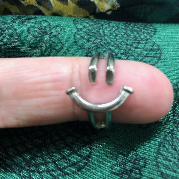 スマイル リング 指輪 ニコちゃん