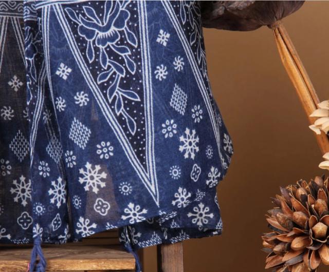 ボヘミアン風 タッセル ストール