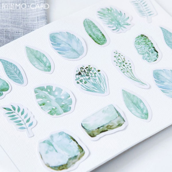 ボタニカル ミント フレークシール