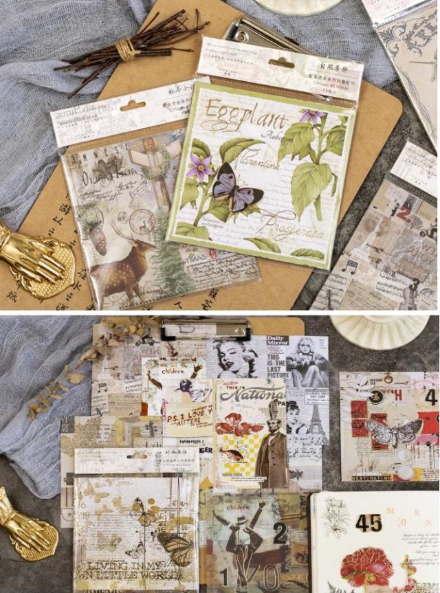 レトロな背景 ステッカー