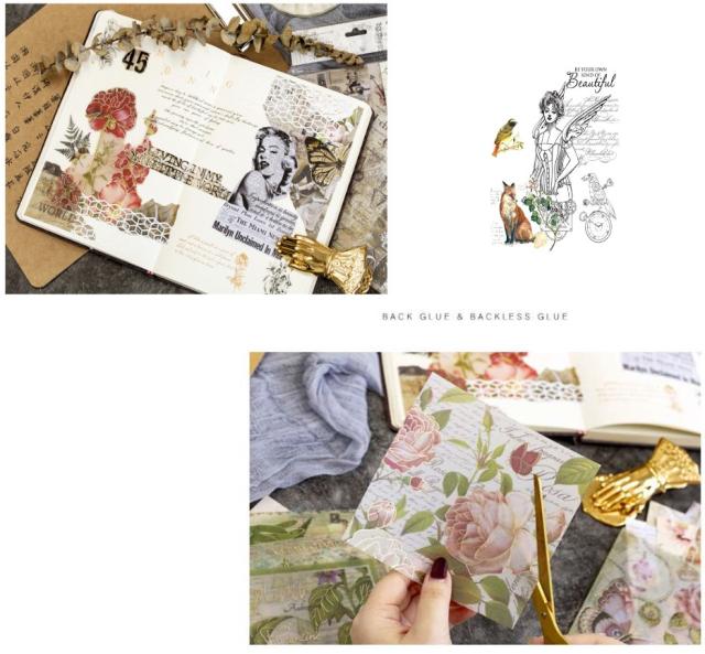 レトロな背景 ステッカー