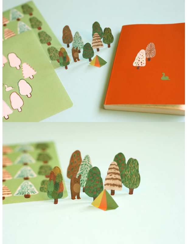  森 フレークシール