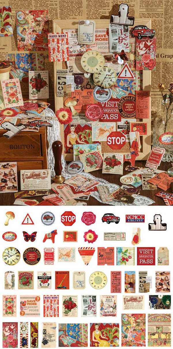  　ヴィンテージ レトロ ステッカー