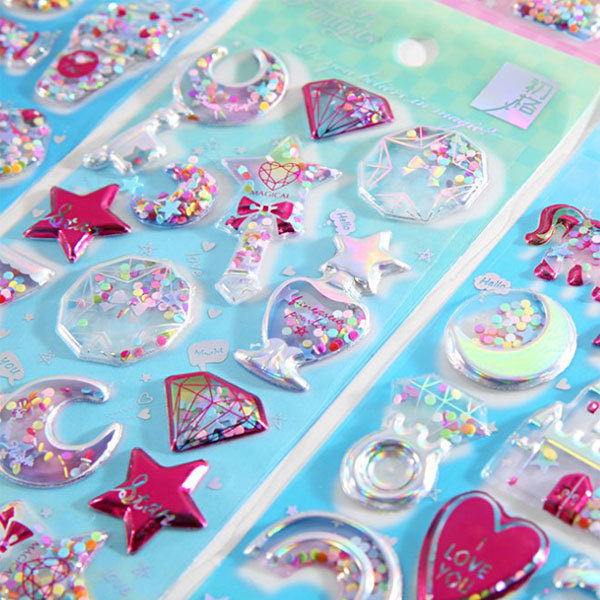 ゆめかわ キラ シャカ シール