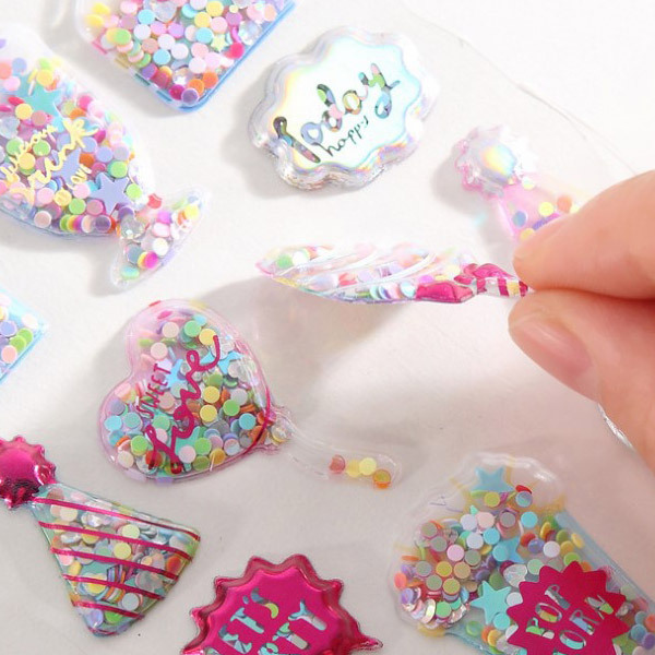 ゆめかわ キラ シャカ シール