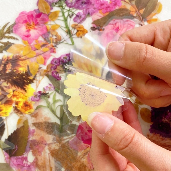 押し花 フレークシール