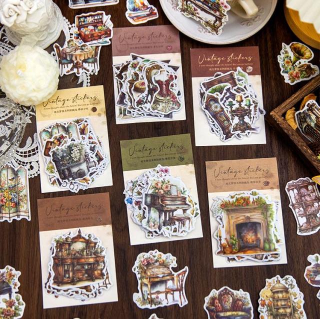 クラシカル 和紙 フレークシール