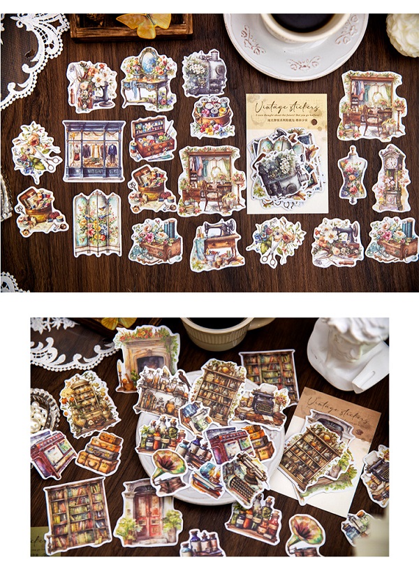 クラシカル 和紙 フレークシール