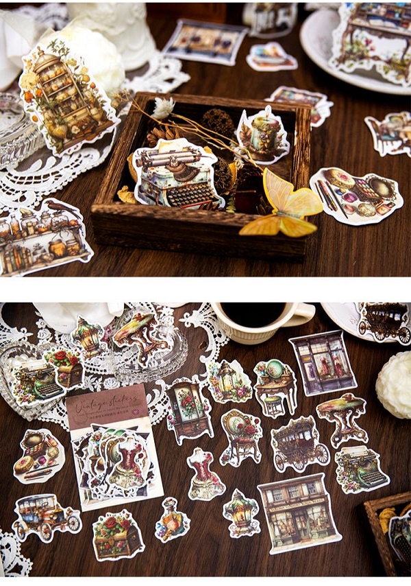 クラシカル 和紙 フレークシール