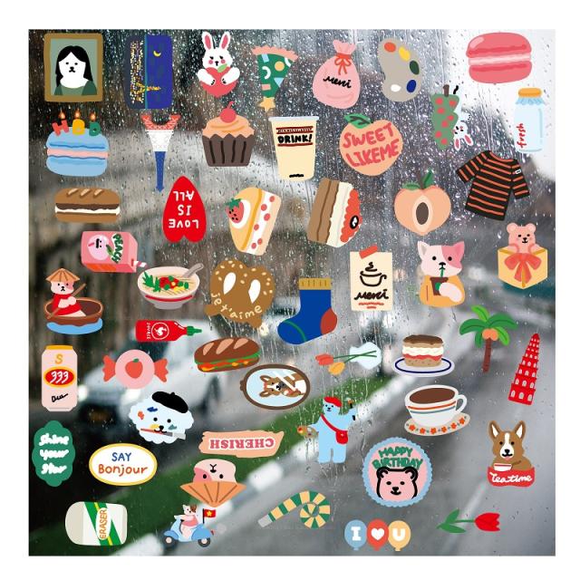 くま カラー シール