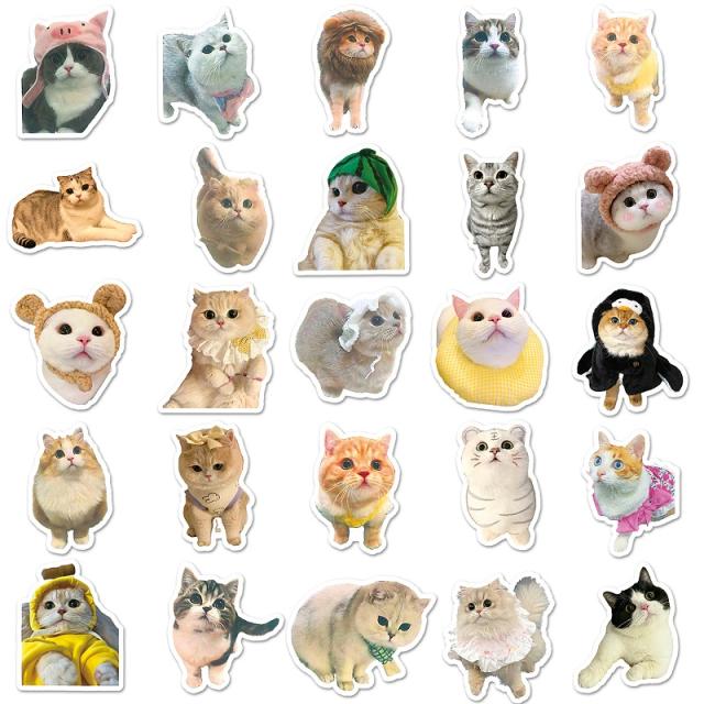 ファンシー ネコ 猫 シール cat 100枚セット